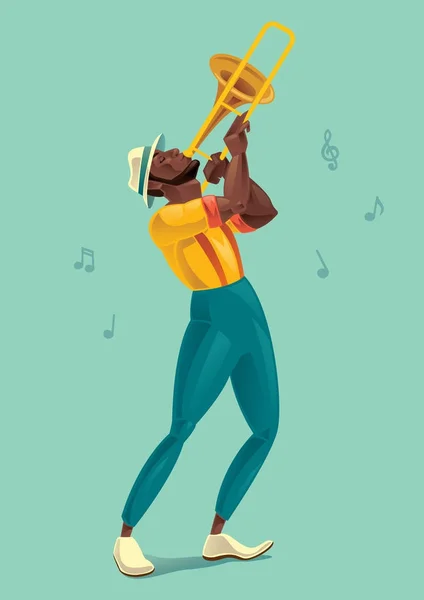 Trombonist Vector Art Stock Images Depositphotos