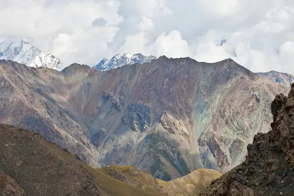 Asya yaban keçisi Tian Shan dağlarında yaşam alanları — Stok fotoğraf