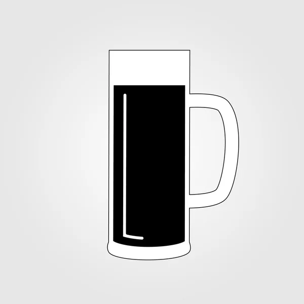 Vaso de cerveza — Archivo Imágenes Vectoriales