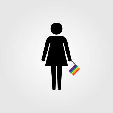 Lessbian vektör simgesi