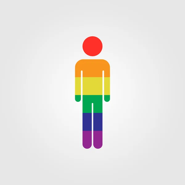 Gay εικονίδιο του φορέα — Διανυσματικό Αρχείο