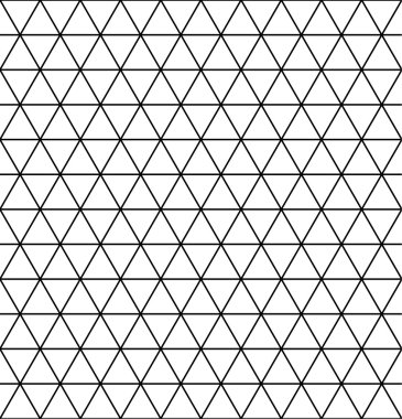 Dikişsiz üçgen desen