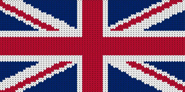Det Forenede Kongeriges nationale flag – Stock-vektor