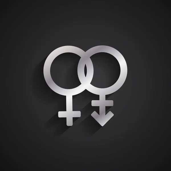 Trans gender symbool — Stockvector
