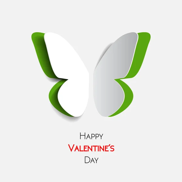 Tarjeta de felicitación feliz día de San Valentín — Vector de stock