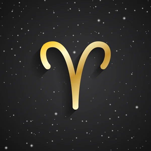 Bélier Symbole du zodiaque — Image vectorielle