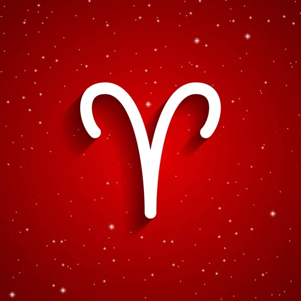 Symbol znak zodiaku Baran — Wektor stockowy