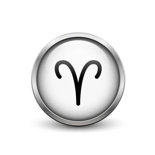 Bélier Symbole du zodiaque — Image vectorielle