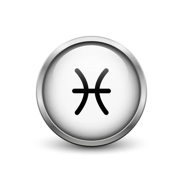 Pisces Zodiac Symbol — Stockový vektor
