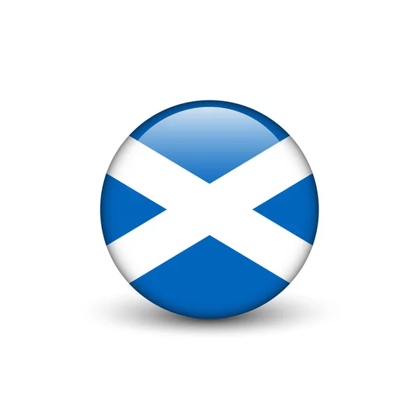 St andrew 's cross, Flagge von Schottland — Stockvektor