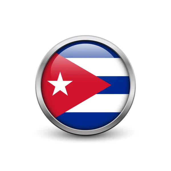 Drapeau de Cuba — Image vectorielle