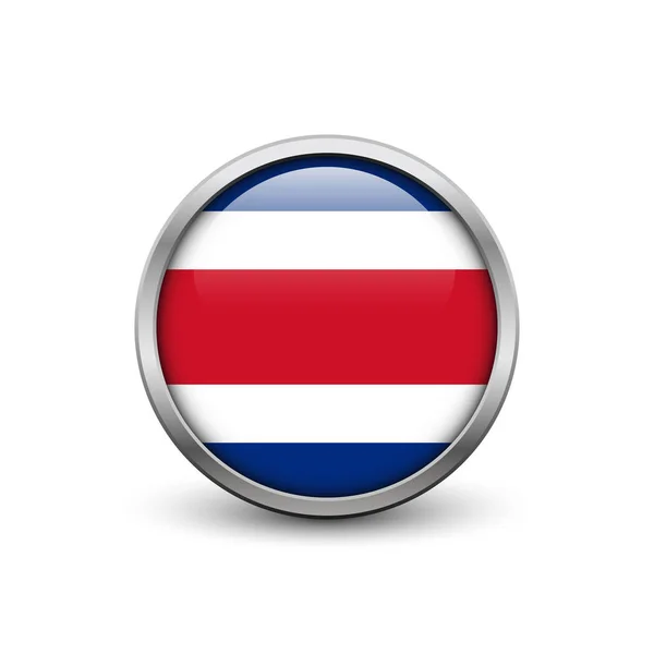 Flaga Kostaryki — Wektor stockowy