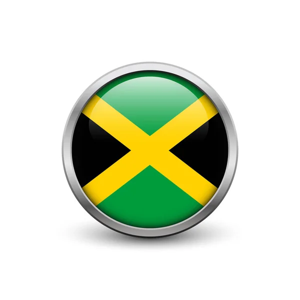 Flagge Jamaikas — Stockvektor