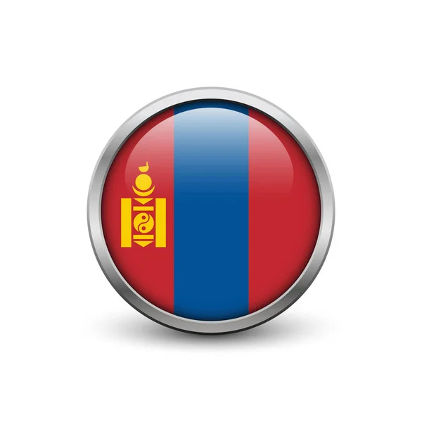 蒙古的旗子 — ストックベクタ