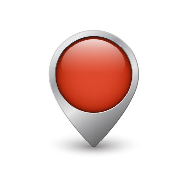  Harita göstergesi metal çerçeve ve gölge ile