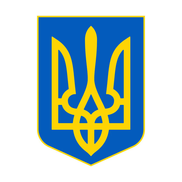 The state coat of arms of Ukraine