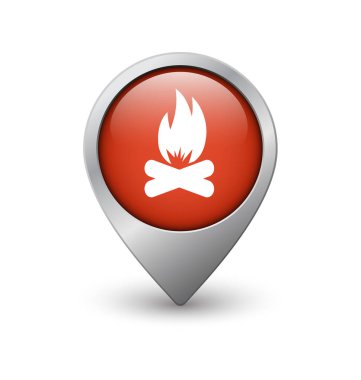 Şenlik ateşi harita işaretçi