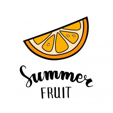 Turuncu düz simgesi