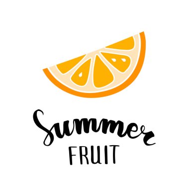 Turuncu düz simgesi