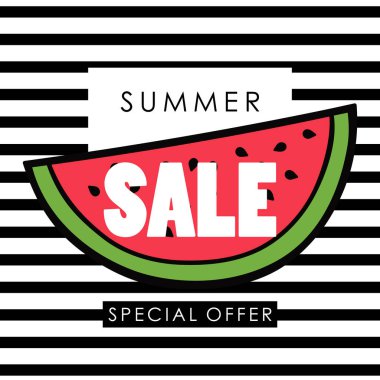 'Yaz satış' vektör çizim 