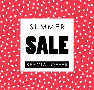 'Yaz satış' vektör çizim 