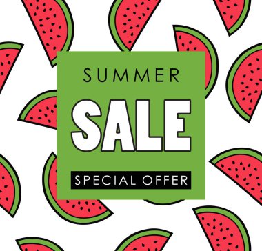 'Yaz satış' vektör çizim 