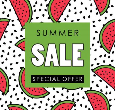 'Yaz satış' vektör çizim 