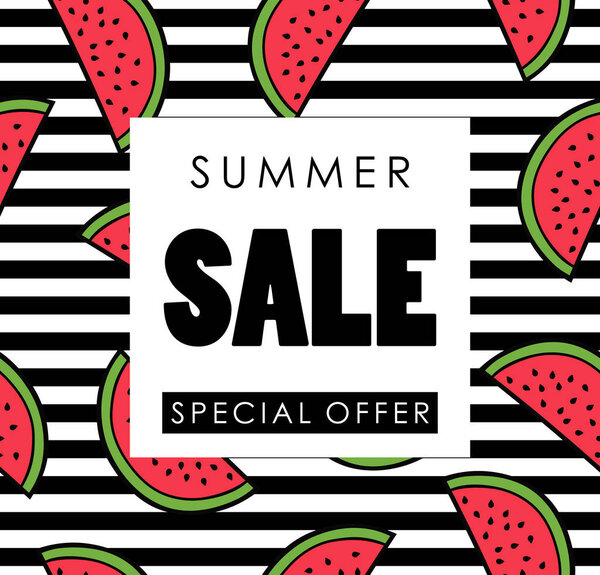 Векторная иллюстрация "Летняя продажа"
 