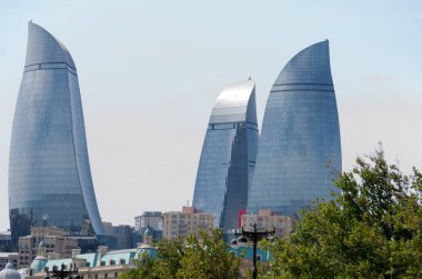 Bakü'nün alev kuleleri