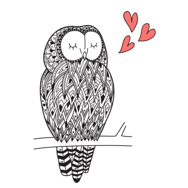 Cute renkli dekoratif süs baykuş