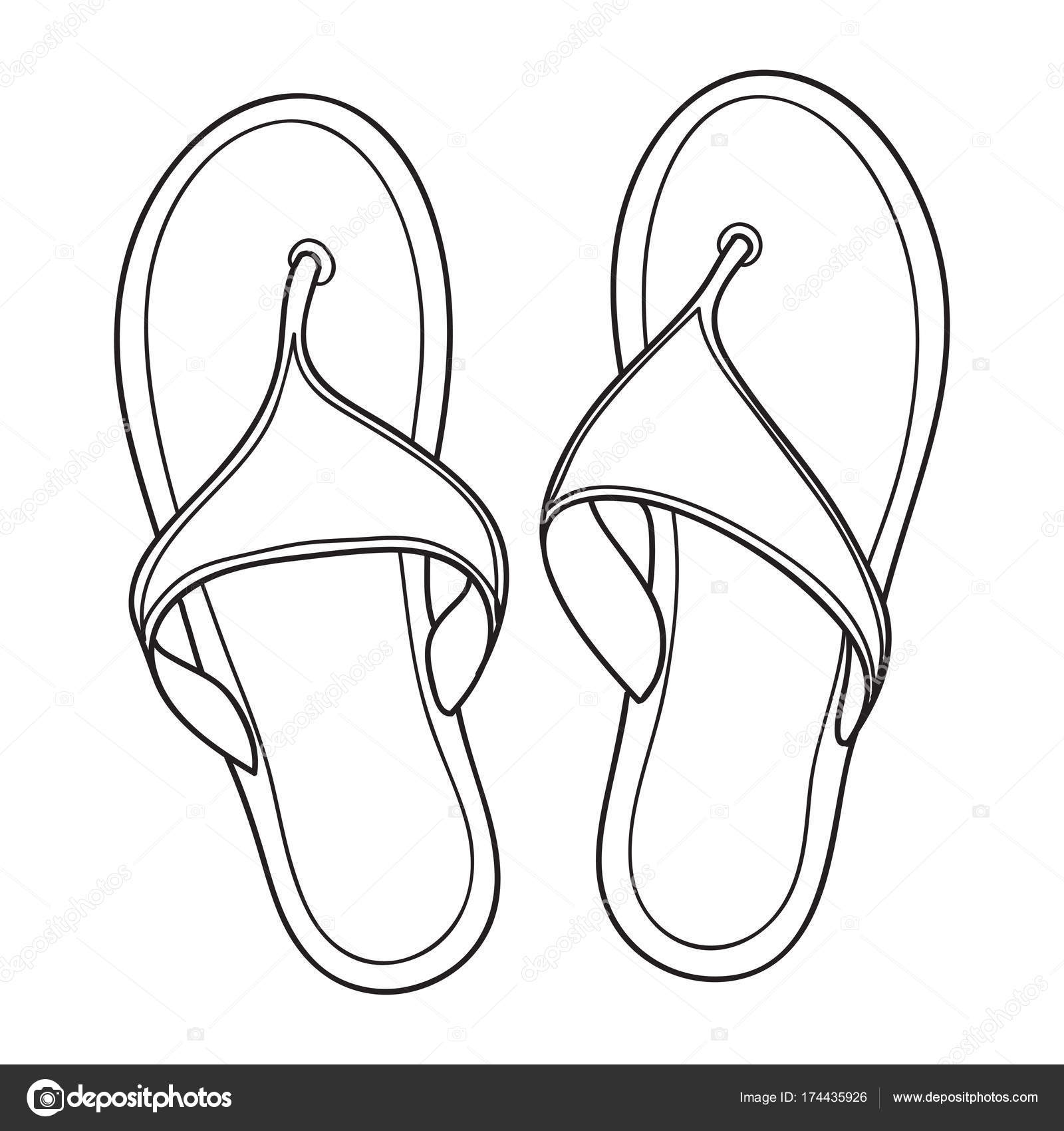 flip flops sketch