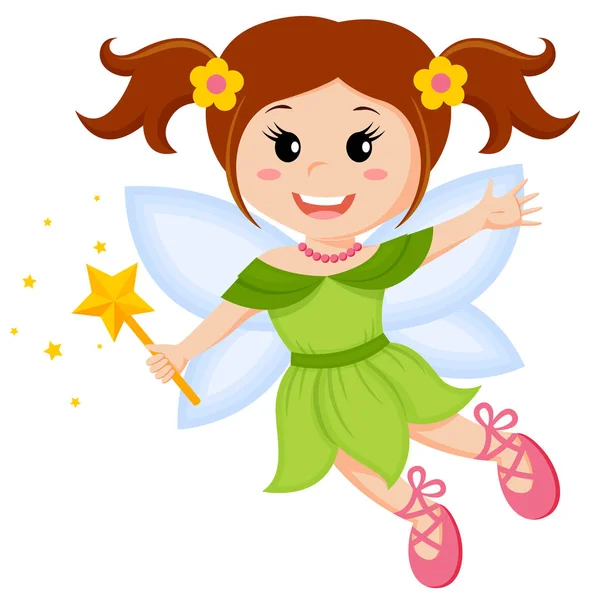 Cute little fairy — Stock Vector