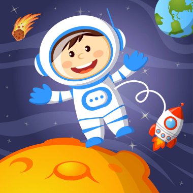Uzayda Astronot