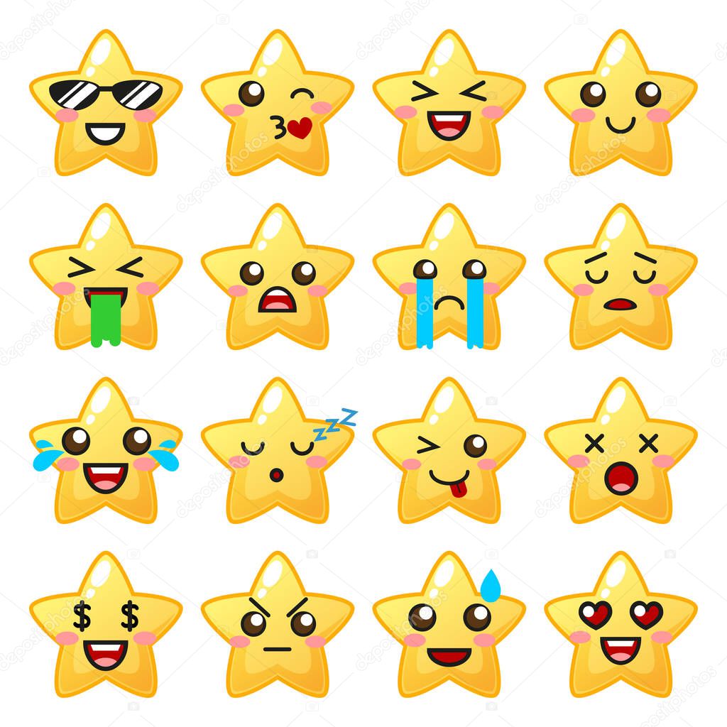 Emoji estrella. Emoticones lindos 2023