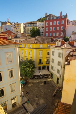 Portekiz 'in Coimbra şehrinin manzarası