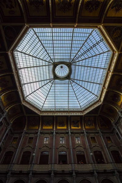 Dentro Palácio Bolsa Porto — Fotografia de Stock