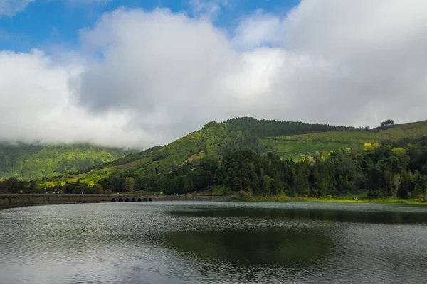 Lakes Sete Cidades Azores — Stok fotoğraf