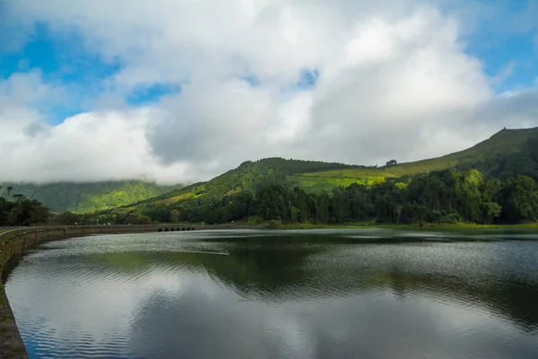 Lakes Sete Cidades Azores — 图库照片