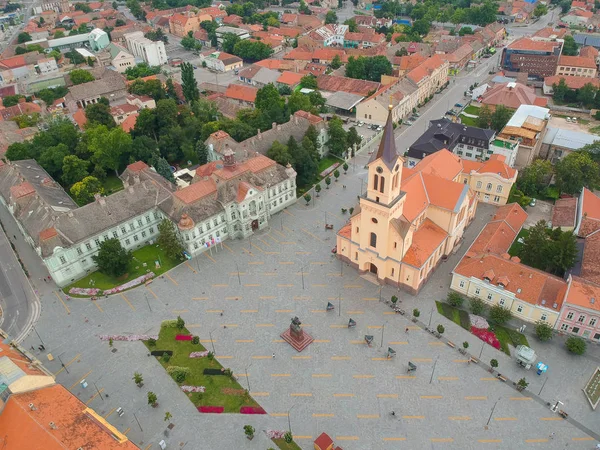 Kilátás Zrenjanin Városára Szerbia — Stock Fotó