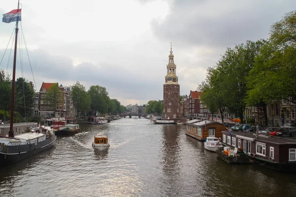 Les Rues Amsterdam Pays Bas — Photo