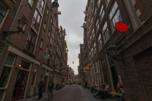 Les Rues Amsterdam Pays Bas — Photo