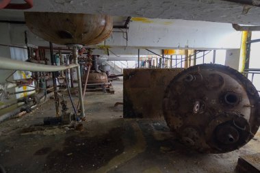 Macaristan, Budapeşte 'de terk edilmiş kimya fabrikası