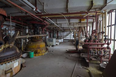 Macaristan, Budapeşte 'de terk edilmiş kimya fabrikası