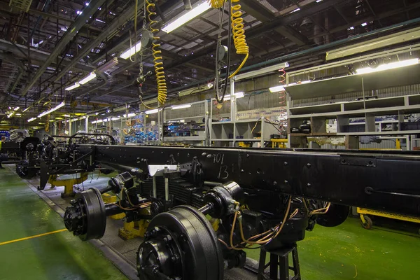 Machinery Heavy Trucks Factory — Stock Photo, Image