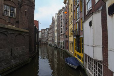Amsterdam sokakları, Hollanda.