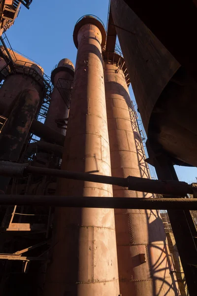 Abandoned steel work factory in Nizhny Tagil, Russia