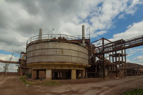 Verlaten Chemische Fabriek Sabac Servië — Stockfoto