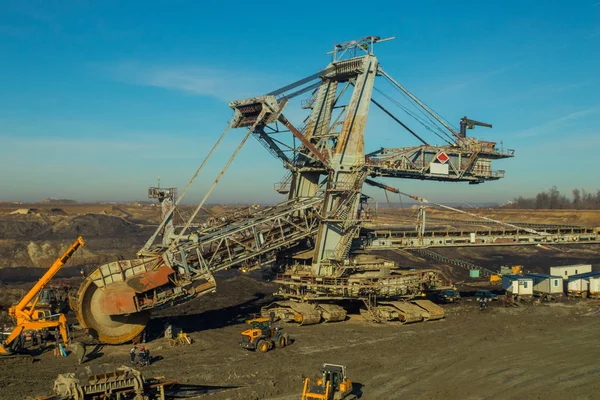 Heavy Bagger Quarry Serbia — Stock Photo, Image