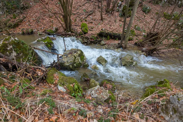 Cascada Veliki Buk Lisine Por Noche — Foto de Stock