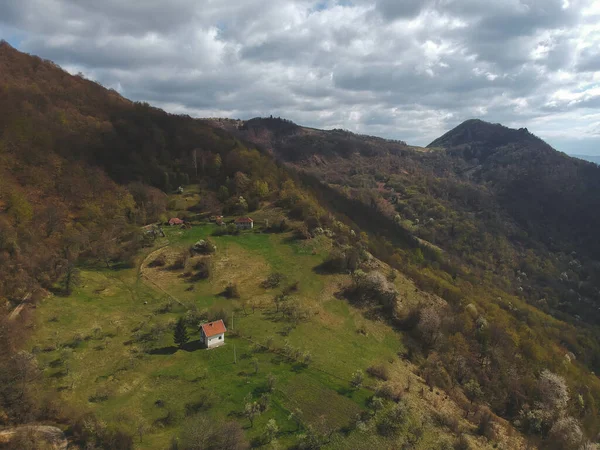 Vodopád Sopotnica Jaře Srbsko — Stock fotografie